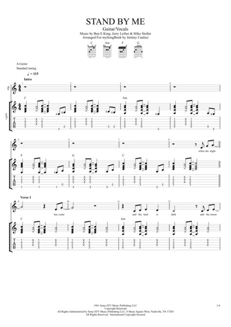 how to play stand by me on guitar|How To Play Stand By Me On The Guitar By Ben E. King.
